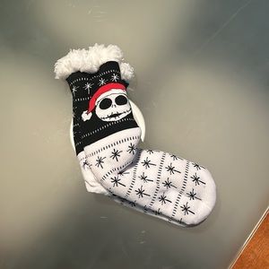 Nightmare Before Christmas Holiday Slipper Socks Jack Skellington